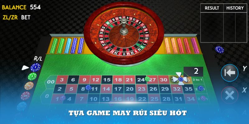 Roulette là tựa game may rủi có quy tắc chơi đơn giản trong hệ thống game Casino